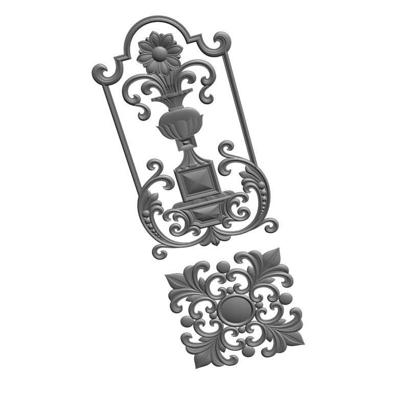 картинка Накладка на двери H3-116 3D-STL.COM