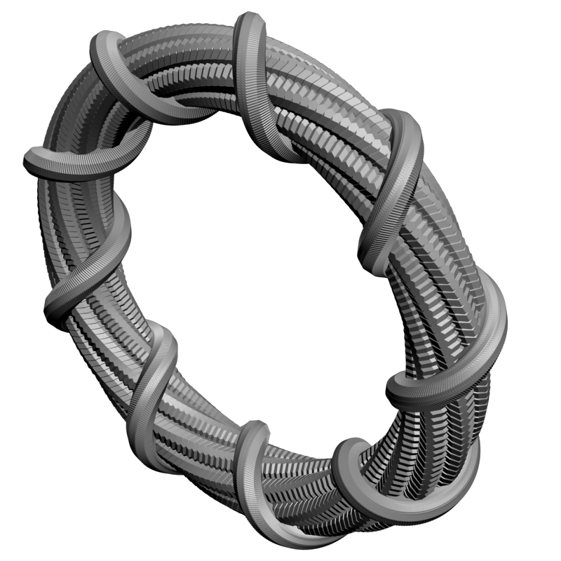 картинка Витой браслет RY1-015 3D-STL.COM