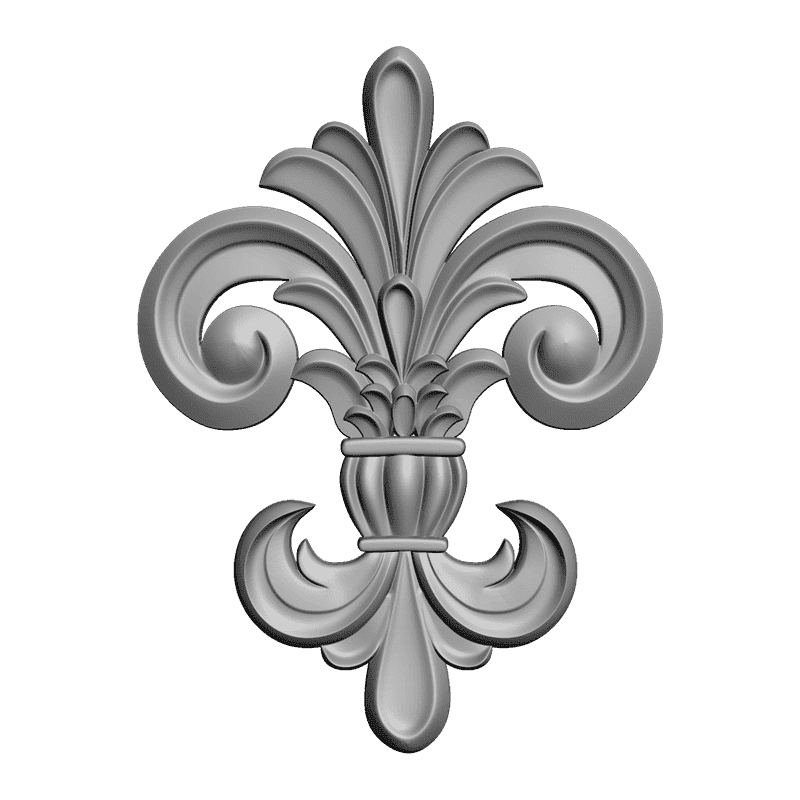 картинка Накладка резная D10-069 3D-STL.COM