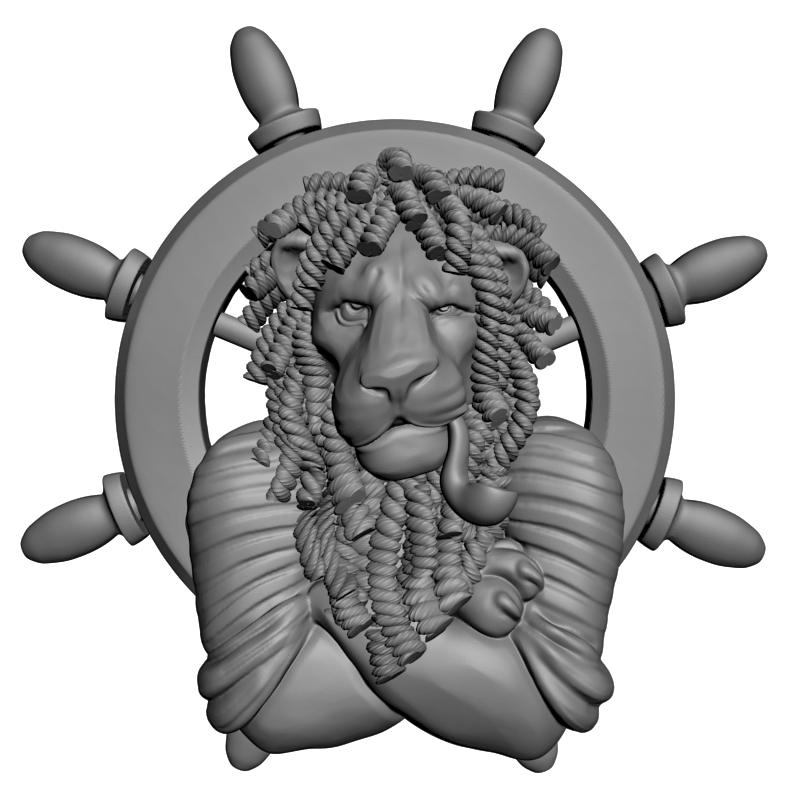 картинка Бонифаций и море PI1-434 3D-STL.COM