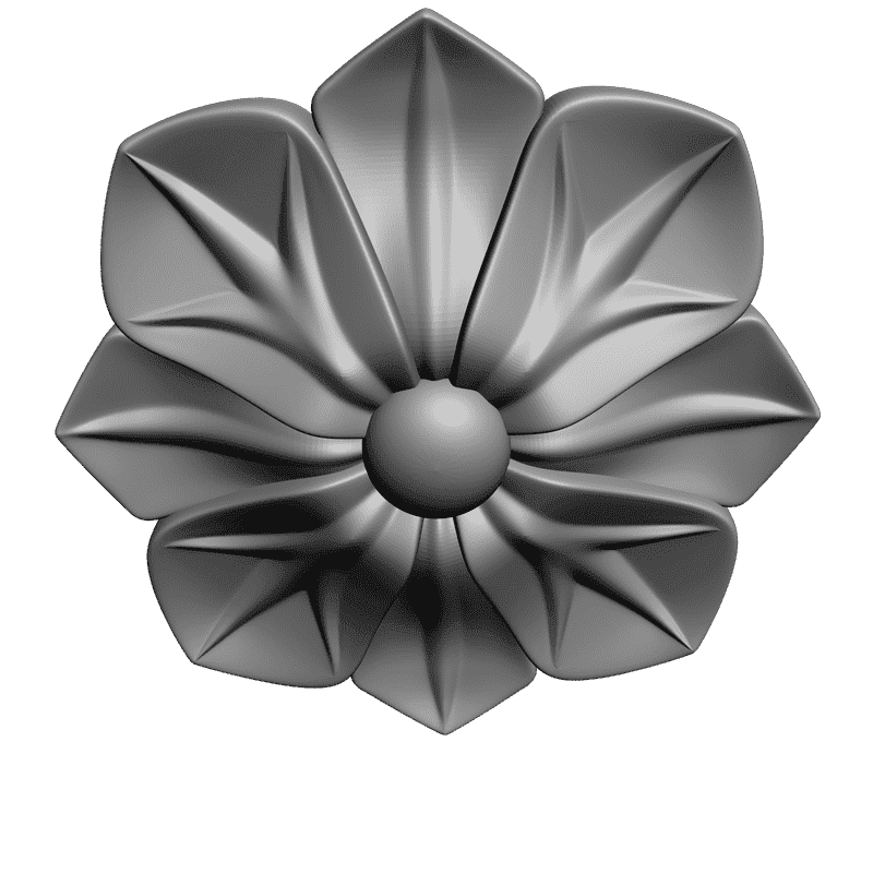 картинка Розетка резная D16-159 3D-STL.COM