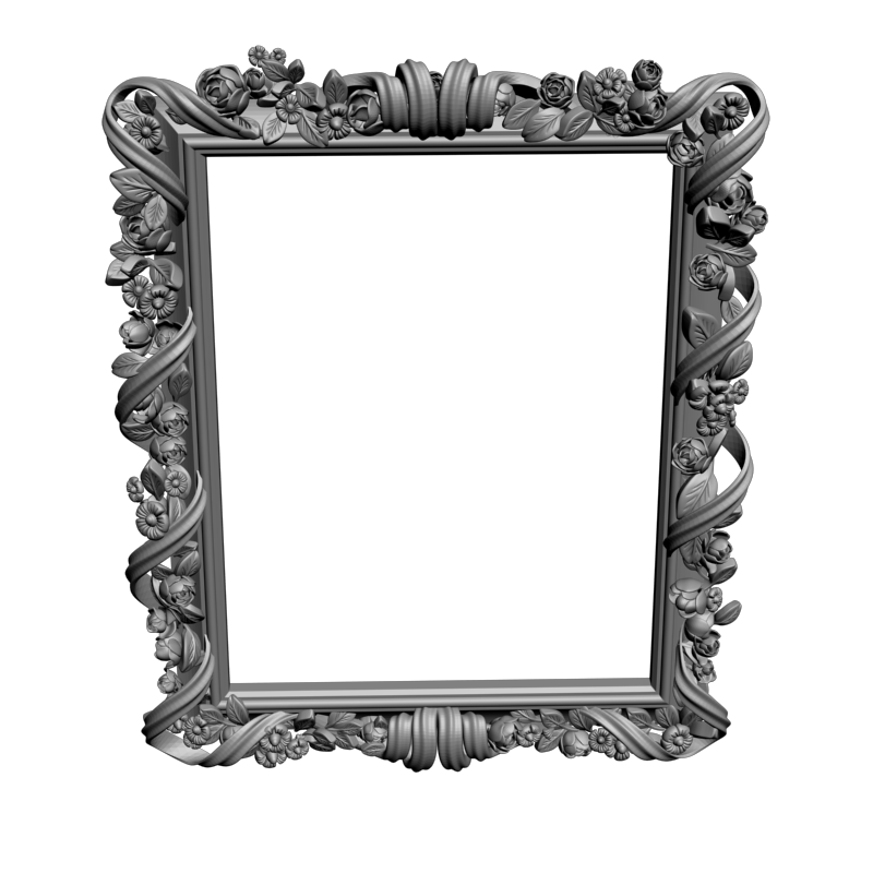картинка Рама резная D14-506 3D-STL.COM
