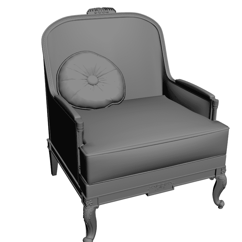 картинка Кресло M3-043 3D-STL.COM