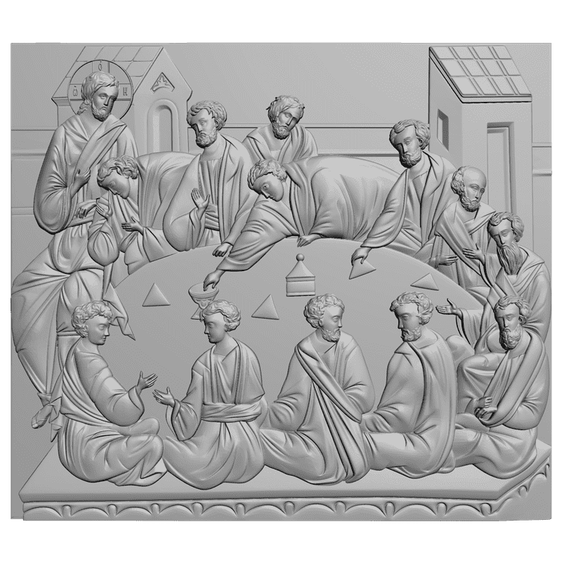 картинка Тайная Вечеря (Артлайн) V3-023 3D-STL.COM