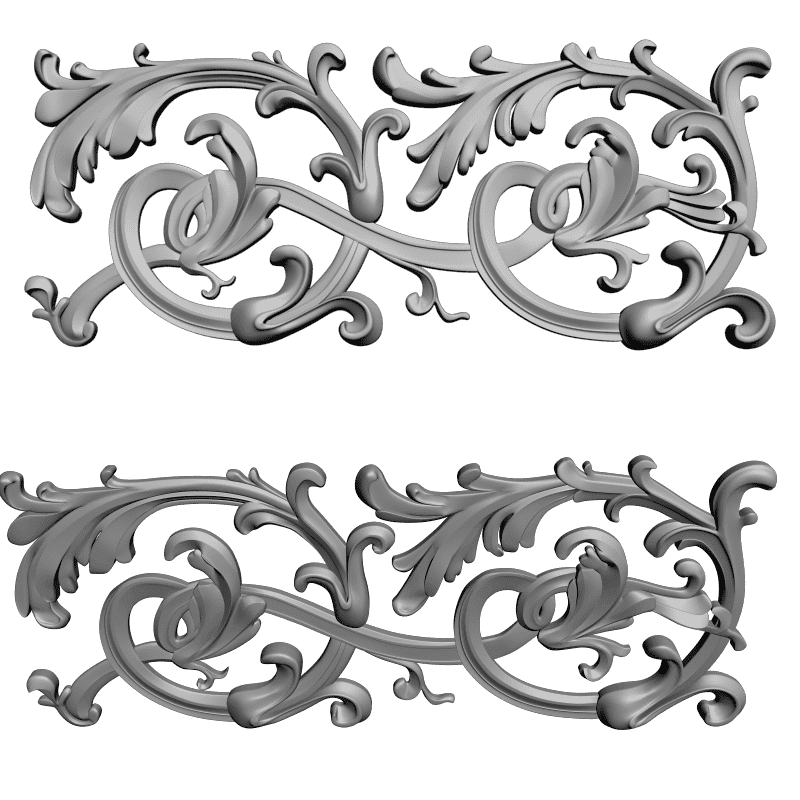 картинка Накладка декоративная D10-233 3D-STL.COM