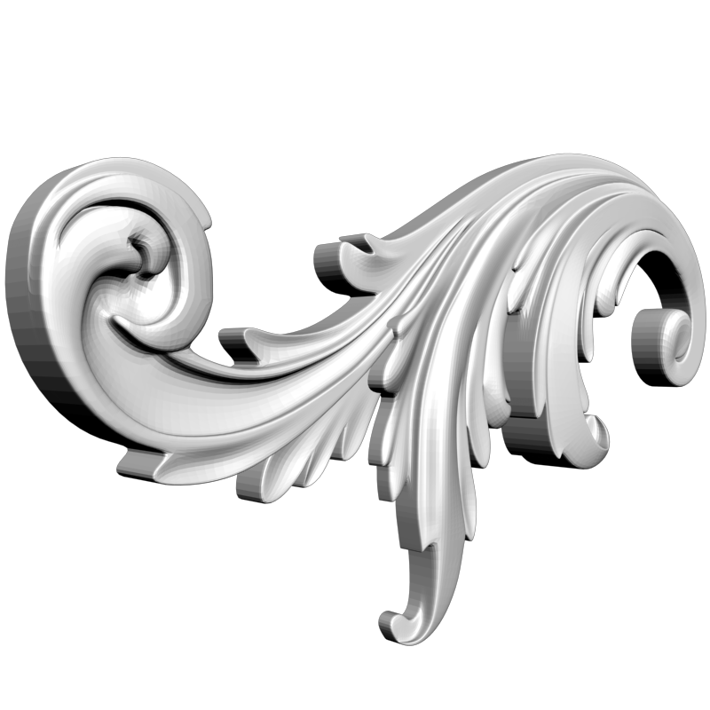 картинка Накладка резная D10-274 3D-STL.COM