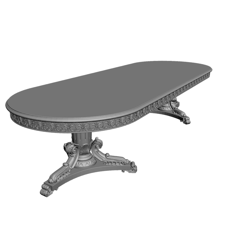 картинка Стол овальный M8-010 3D-STL.COM
