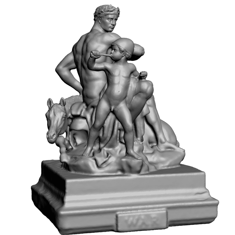 картинка Отец и сын L3-266 3D-STL.COM