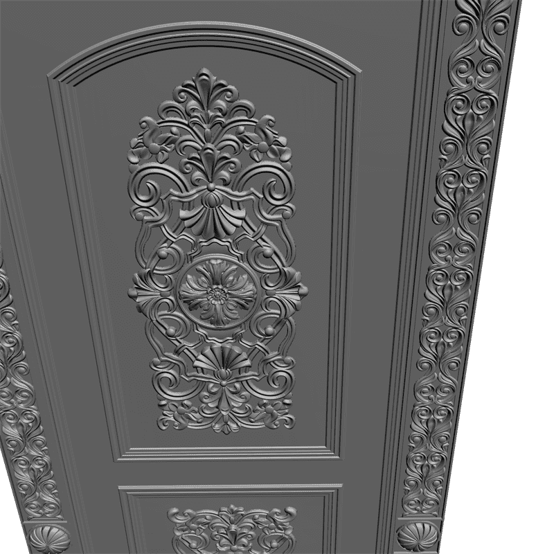картинка Дверь резная H3-021 3D-STL.COM
