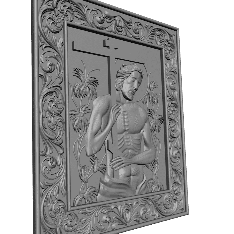 картинка Икона Никита Столпник V3-310 3D-STL.COM