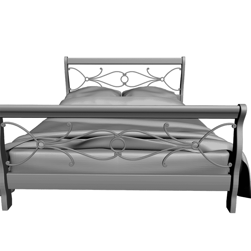 картинка Кровать M4-048 3D-STL.COM