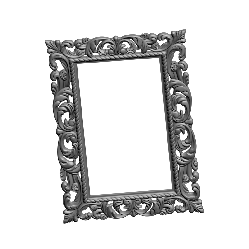 картинка Рама резная D14-491 3D-STL.COM