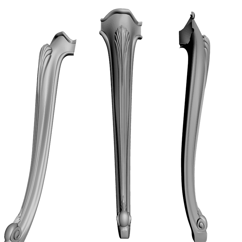 картинка Ножка резная M6-031 3D-STL.COM