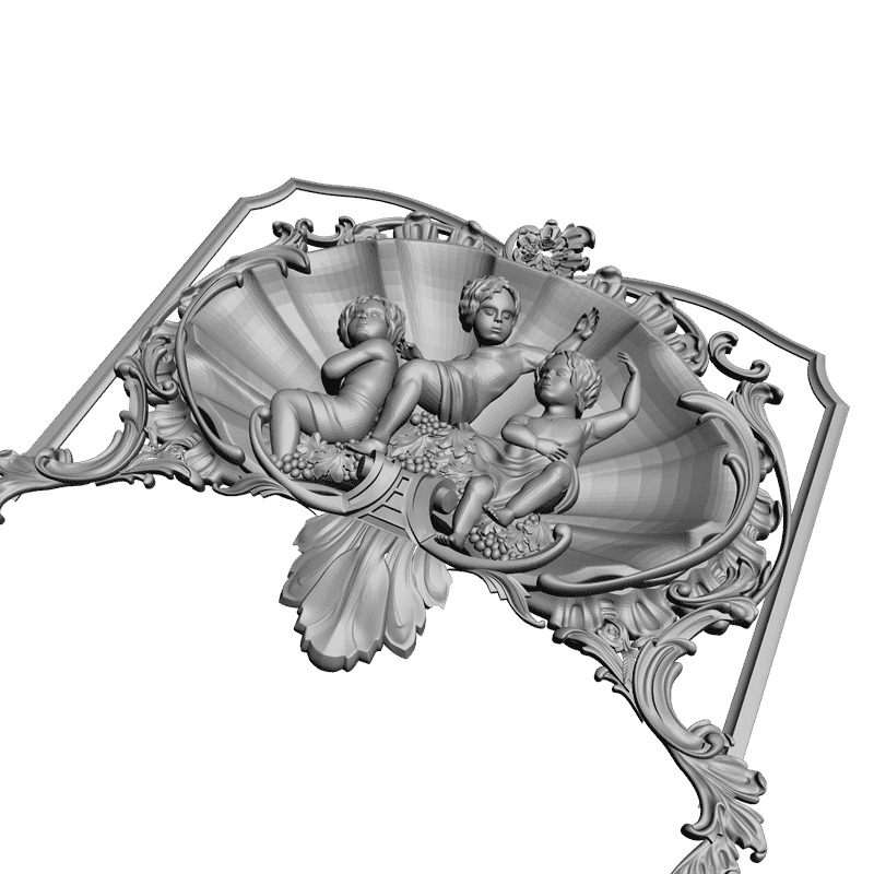 картинка Накладка резная D10-106 3D-STL.COM