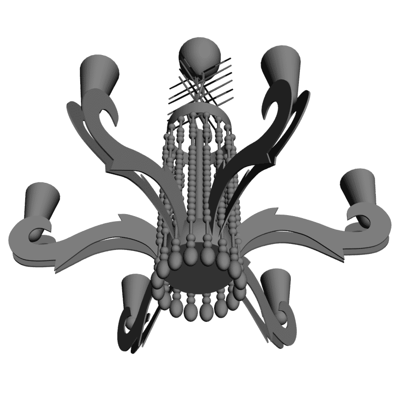 картинка Люстра H6-075 3D-STL.COM