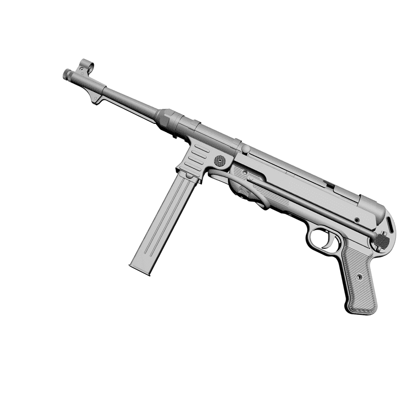 картинка Автомат MP40 RO2-004 3D-STL.COM