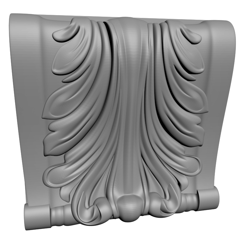картинка Кронштейн резной D9-211 3D-STL.COM