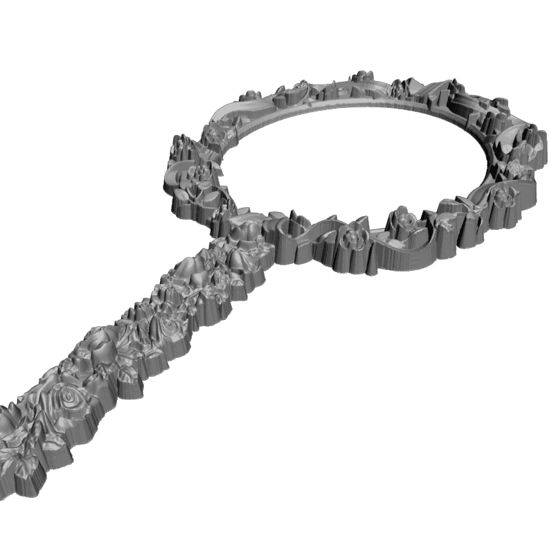 картинка Зеркальце P4-284 3D-STL.COM