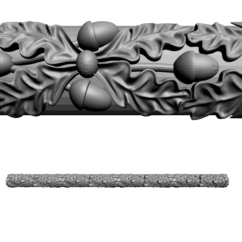 картинка Багет резной D1-228 3D-STL.COM