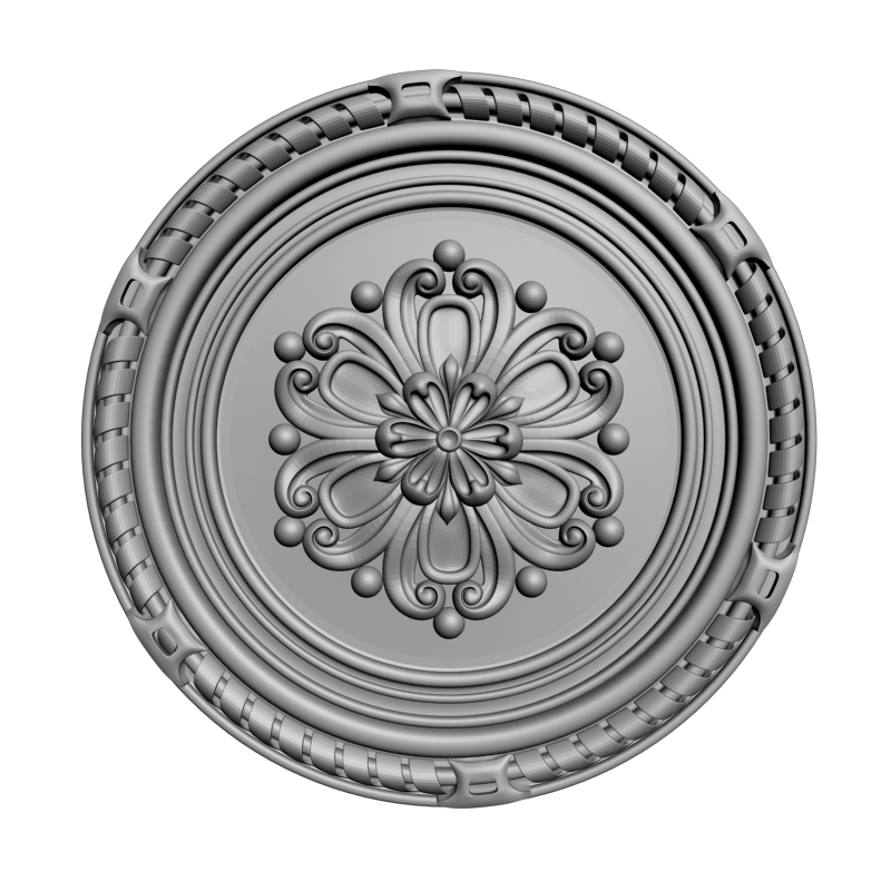 картинка Розетка резная D16-352 3D-STL.COM