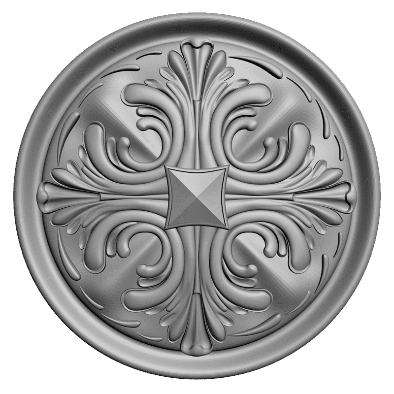 картинка Розетка резная D16-171 3D-STL.COM