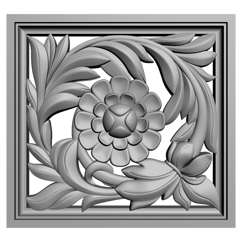 картинка Панель резная D11-022 3D-STL.COM