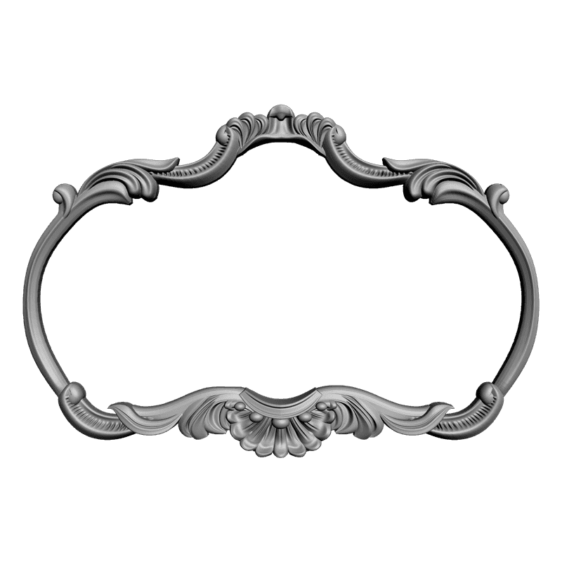 картинка Рама резная под зеркало D14-168 3D-STL.COM