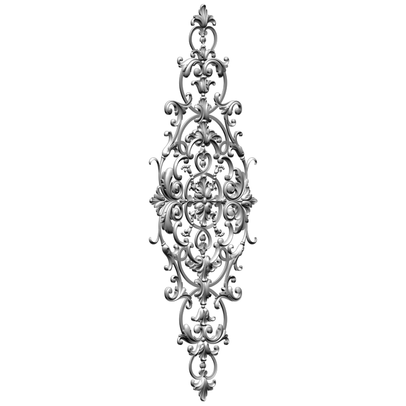 картинка Накладка резная D10-286 3D-STL.COM