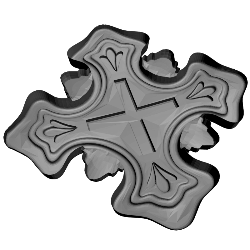 картинка Розетка резная D16-357 3D-STL.COM