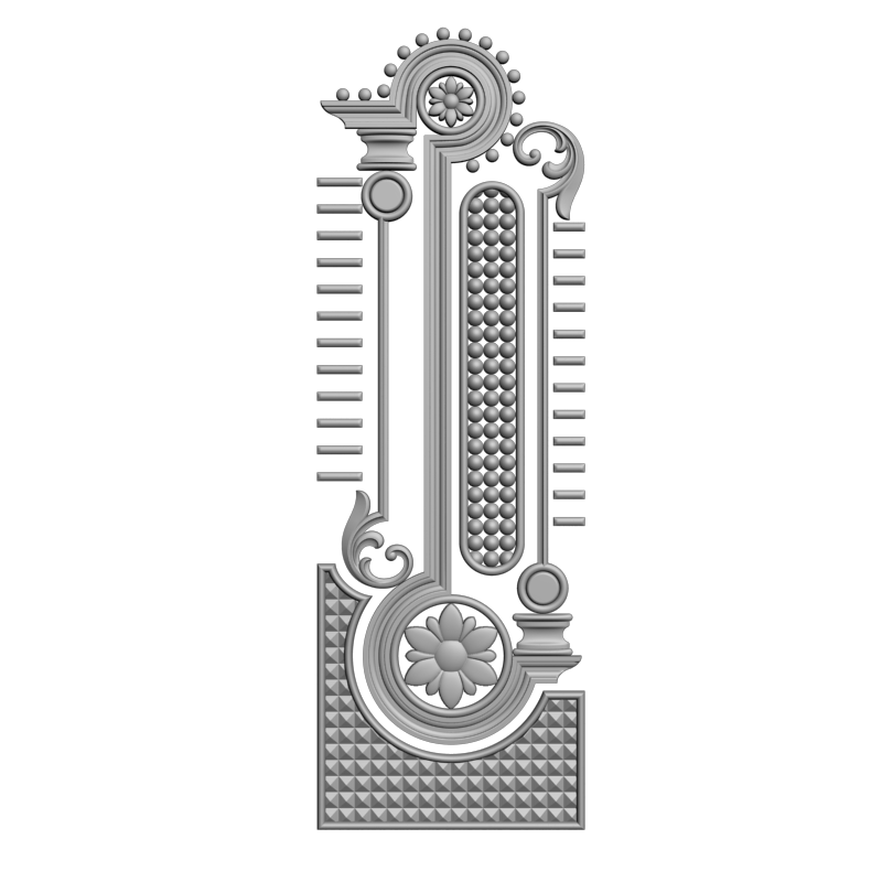 картинка Накладка на двери H3-124 3D-STL.COM