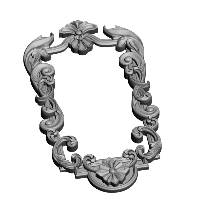 картинка Рама резная D14-550 3D-STL.COM
