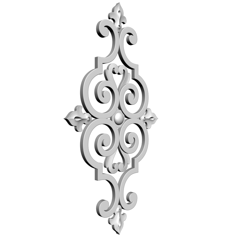 картинка Накладка резная D10-295 3D-STL.COM