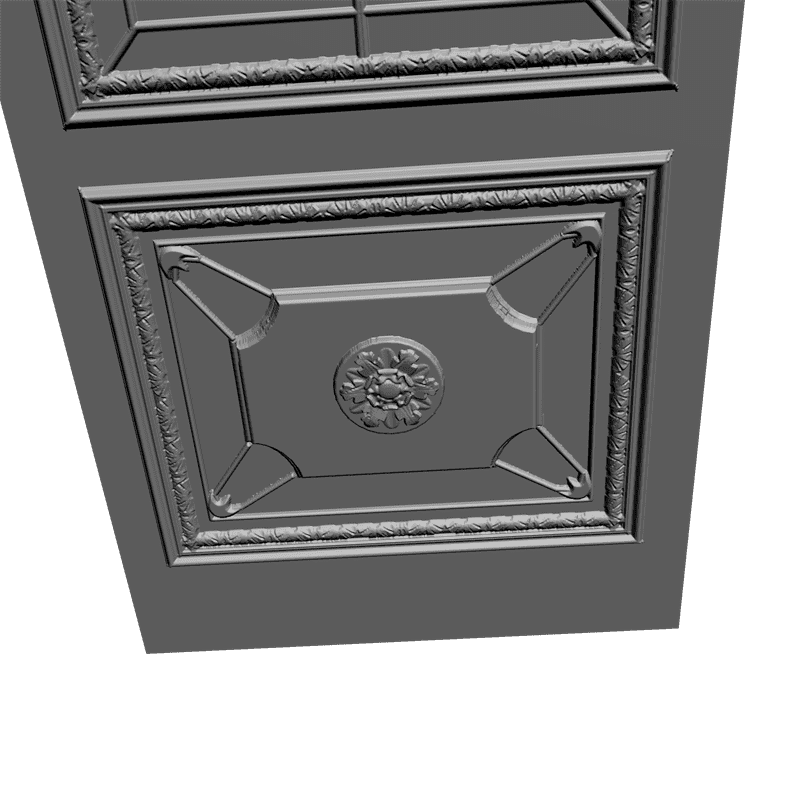 картинка Дверь резная H3-013 3D-STL.COM