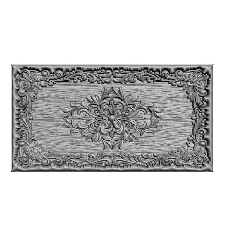 картинка Нарды Растительный орнамент PI2-109 3D-STL.COM