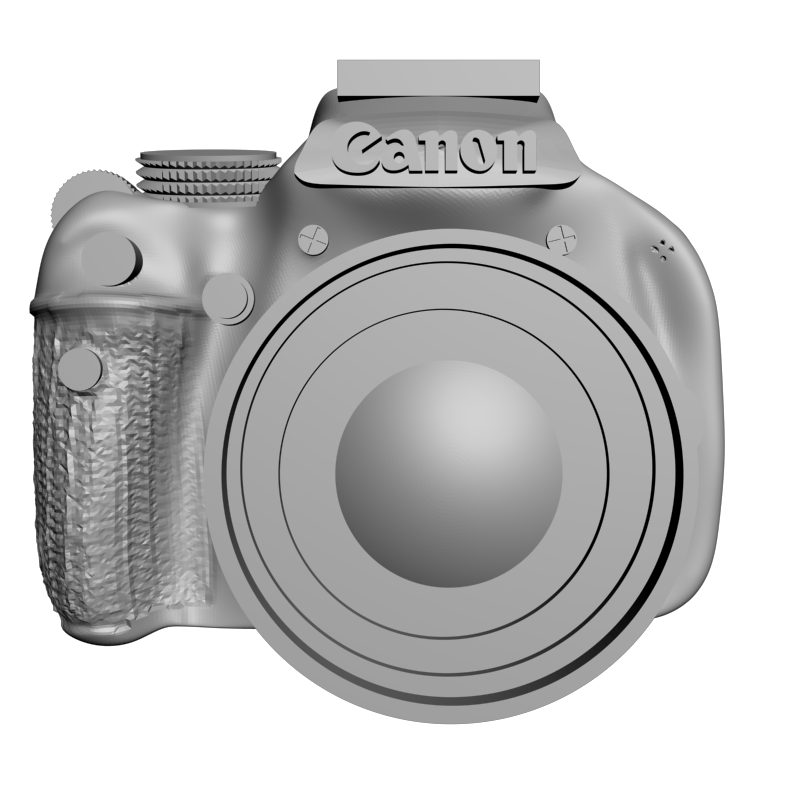 картинка Фотоаппарат Кенон Gorelyefank P4-439 3D-STL.COM