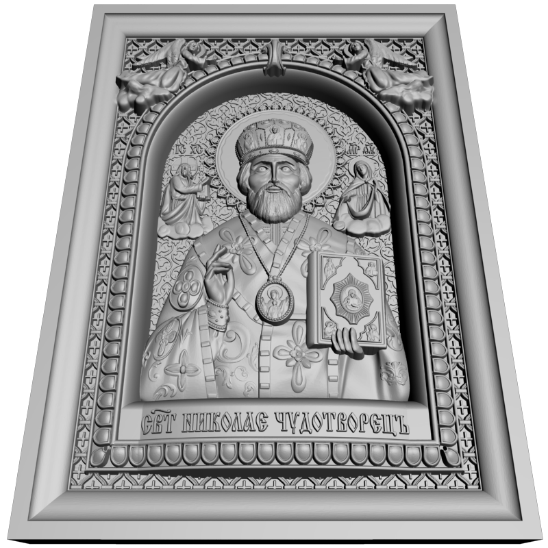 картинка Николай Чудотворец V3-354 3D-STL.COM