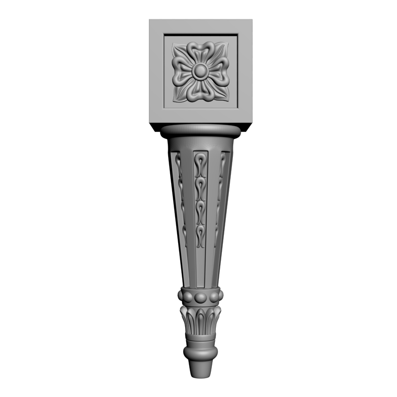 картинка Ножка мебельная M6-073 3D-STL.COM