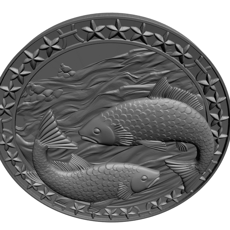 картинка Рыба P1-009 3D-STL.COM