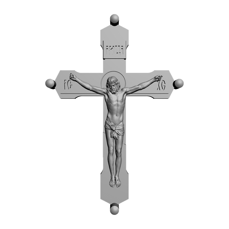картинка Крестик RY4-006 3D-STL.COM
