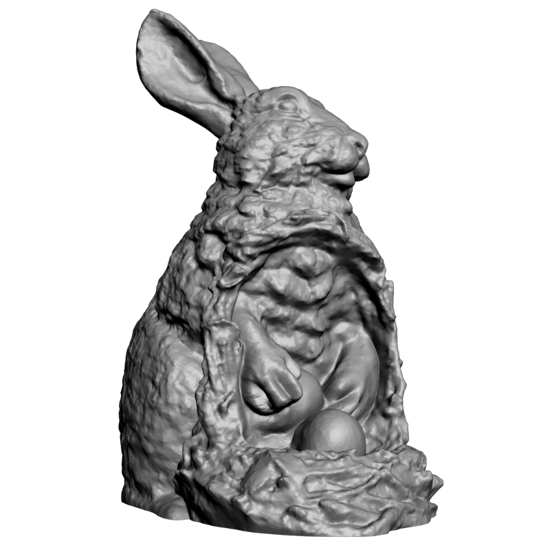 картинка Заяц F1-246 3D-STL.COM