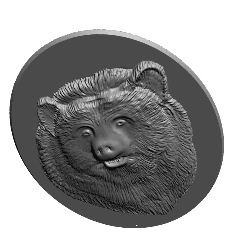 картинка Добрый медведь F1-040 3D-STL.COM