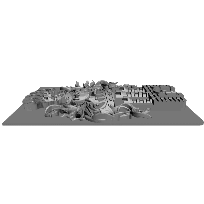 картинка Рыцарский герб RG1-068 3D-STL.COM