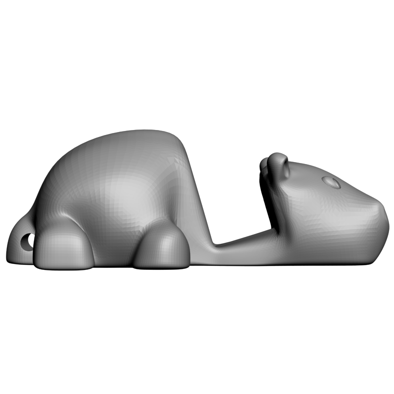 картинка Гипопотам PI1-341 3D-STL.COM