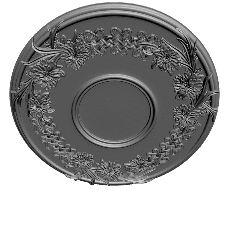 картинка Розетка резная D16-197 3D-STL.COM
