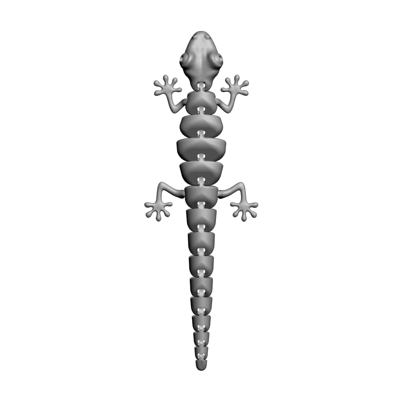 картинка Ящерица P4-604 3D-STL.COM