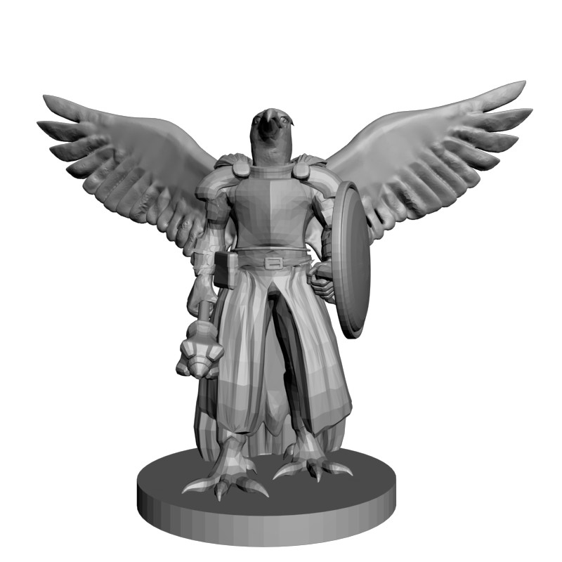 картинка Ааракокра Жрец V9-157 3D-STL.COM
