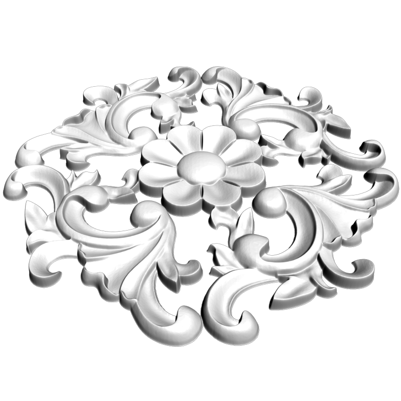 картинка Розетка резная D16-293 3D-STL.COM