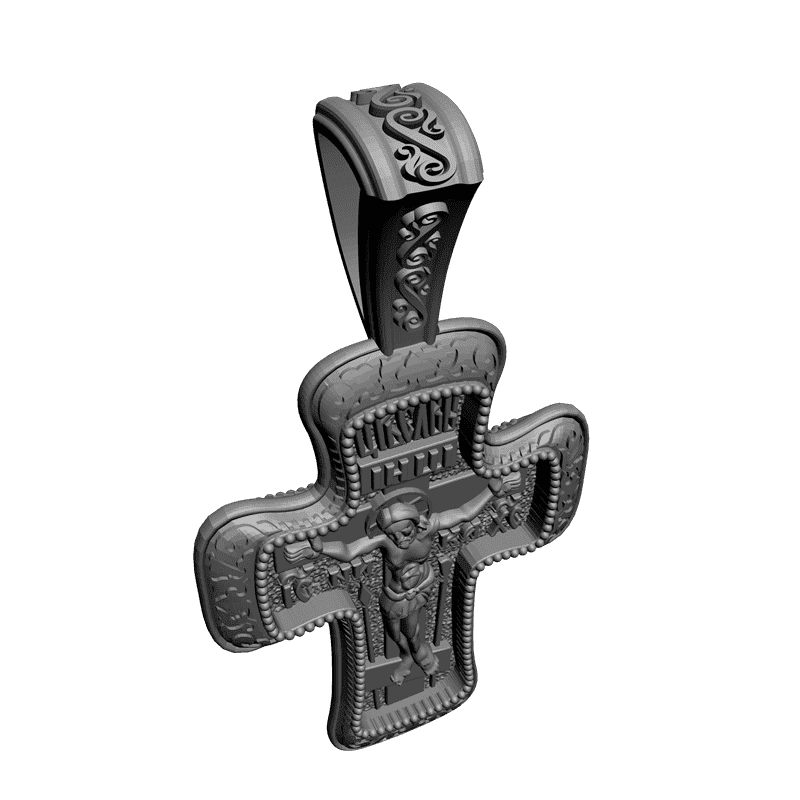 картинка Крестик RY4-008 3D-STL.COM