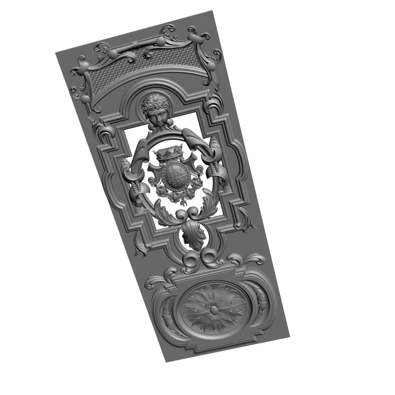 картинка Двери резные H3-086 3D-STL.COM
