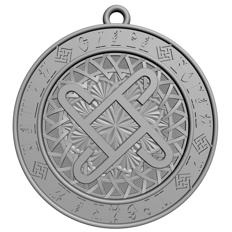 картинка Оберег Чертог Коляды RG1-136 3D-STL.COM